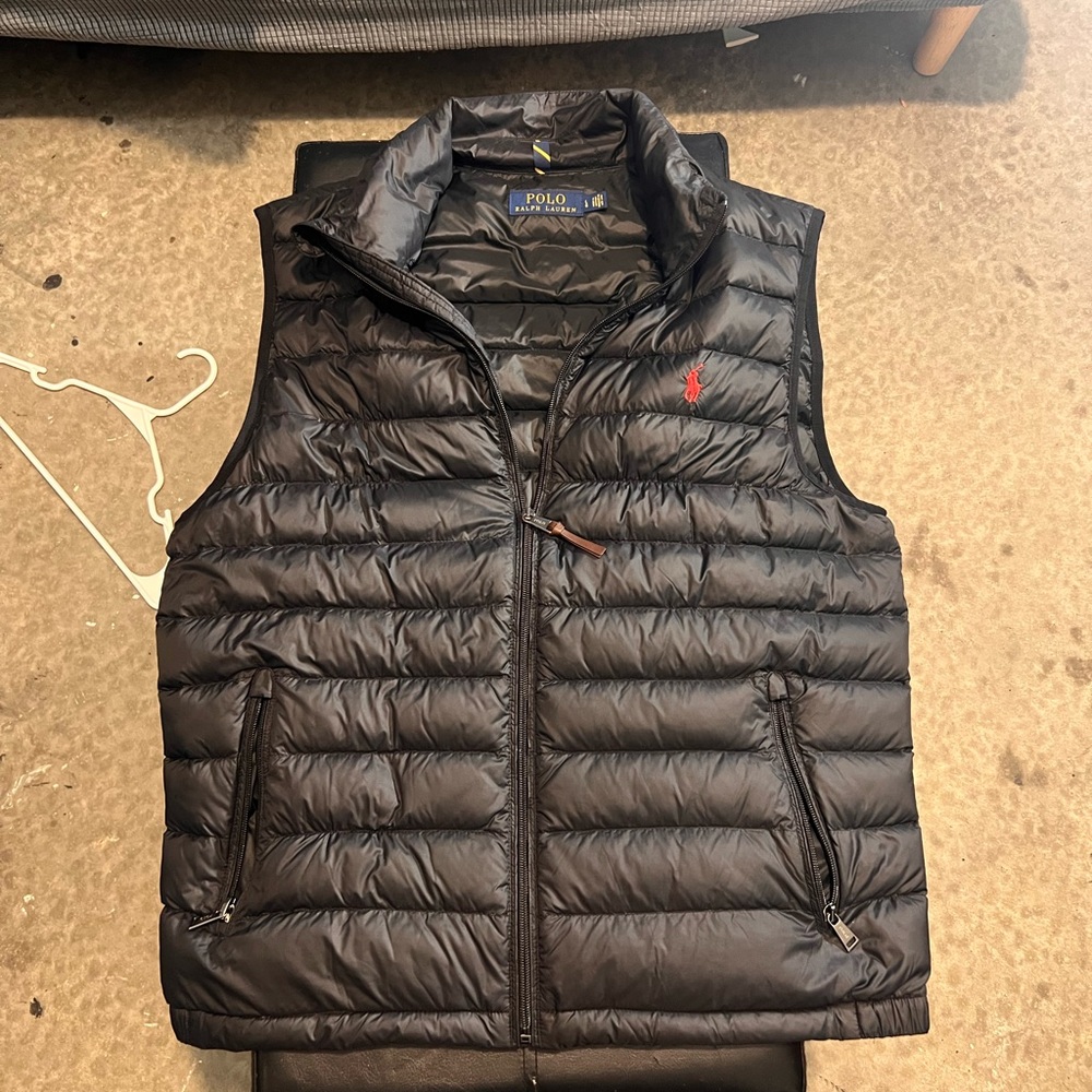 Ralph Lauren Quilted Black Puffer Vest